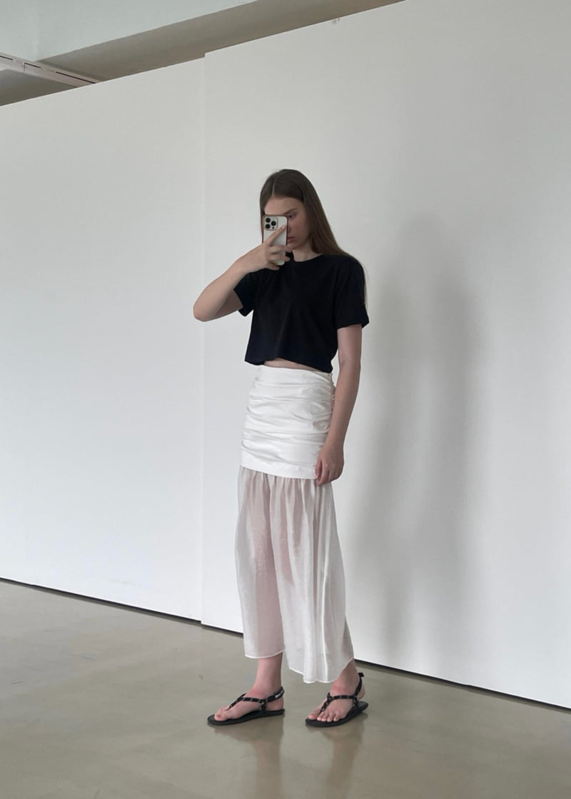 140 Avenue - Korean Women Fashion - #momslook - Combination Sheer Skirt - 10