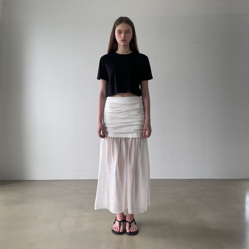 140 Avenue - Korean Women Fashion - #momslook - Combination Sheer Skirt - 6