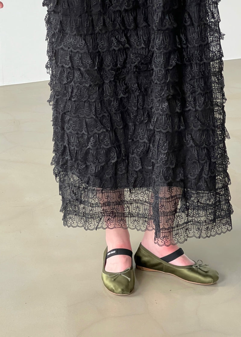 140 Avenue - Korean Women Fashion - #momslook - Honey Lace Tiered One-piece - 5