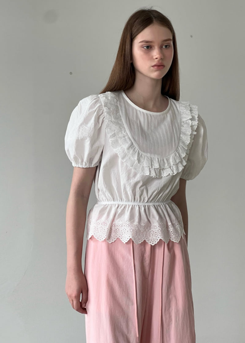 140 Avenue - Korean Women Fashion - #momslook - Short Lace Blouse - 10