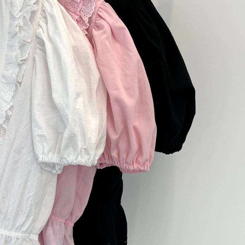 140 Avenue - Korean Women Fashion - #momslook - Short Lace Blouse - 2