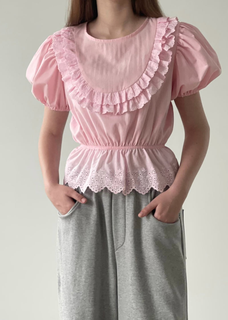 140 Avenue - Korean Women Fashion - #momslook - Short Lace Blouse - 8