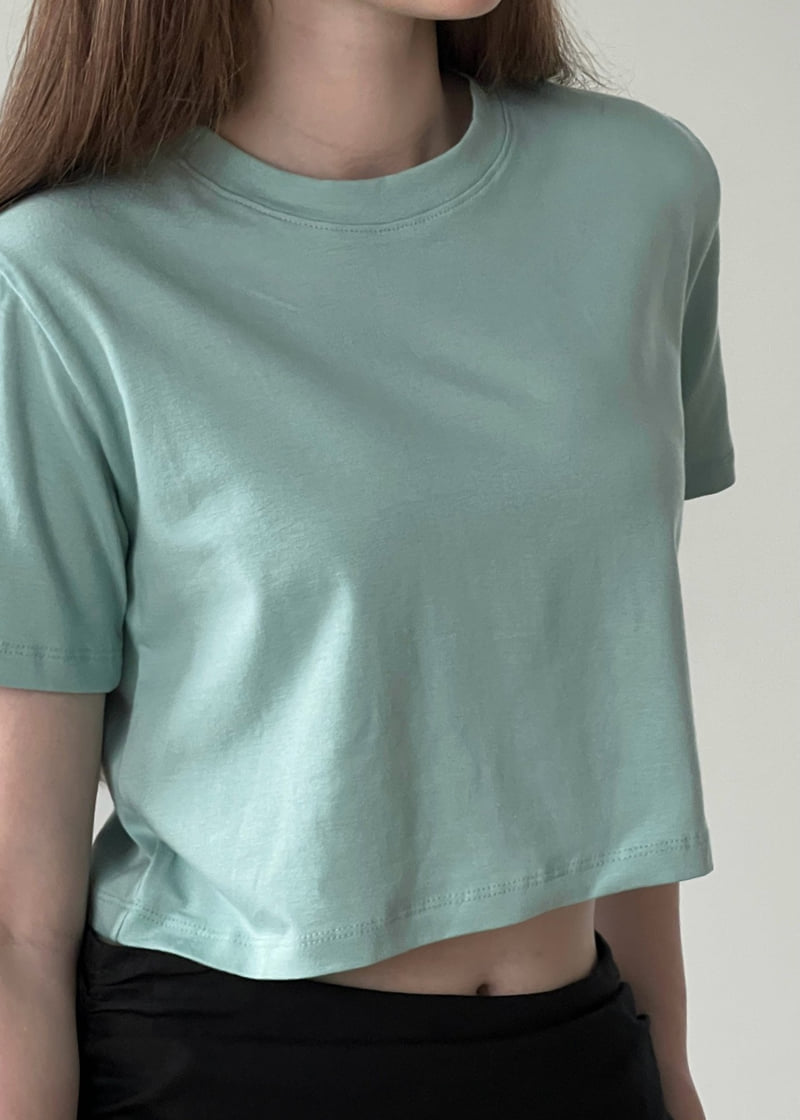 140 Avenue - Korean Women Fashion - #momslook - Honey Crop Tee - 11