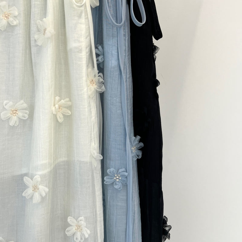 140 Avenue - Korean Women Fashion - #shopsmall - Poka Flower Skirt - 2