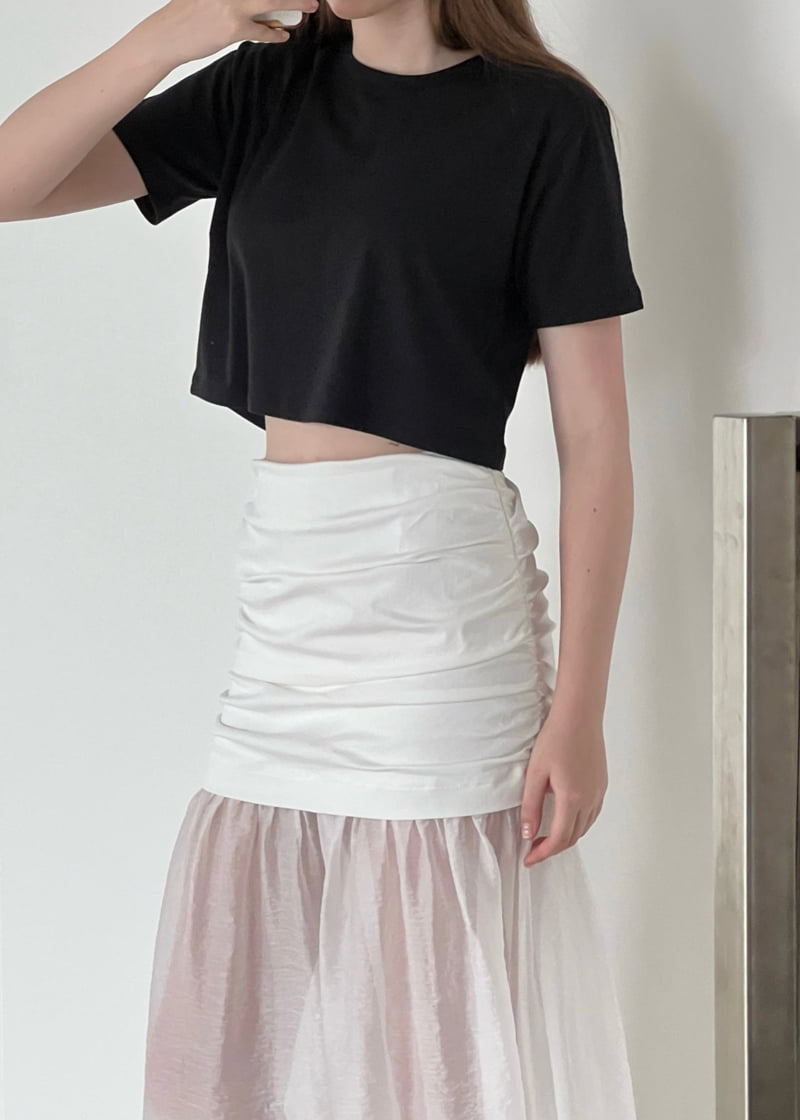 140 Avenue - Korean Women Fashion - #womensfashion - Combination Sheer Skirt - 11