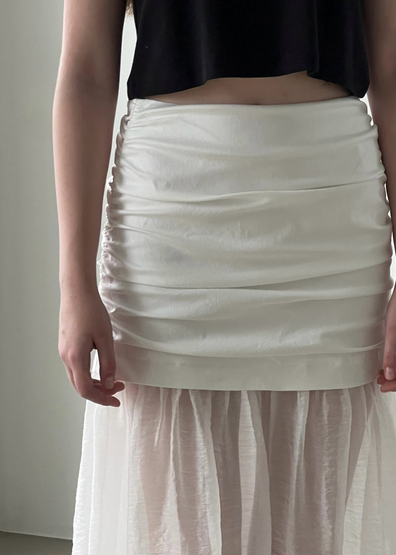 140 Avenue - Korean Women Fashion - #womensfashion - Combination Sheer Skirt - 7