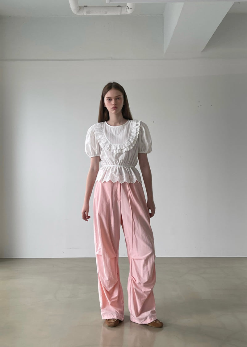 140 Avenue - Korean Women Fashion - #womensfashion - Short Lace Blouse - 11