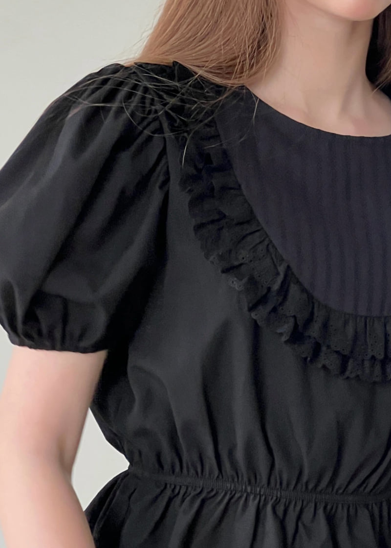 140 Avenue - Korean Women Fashion - #womensfashion - Short Lace Blouse - 5