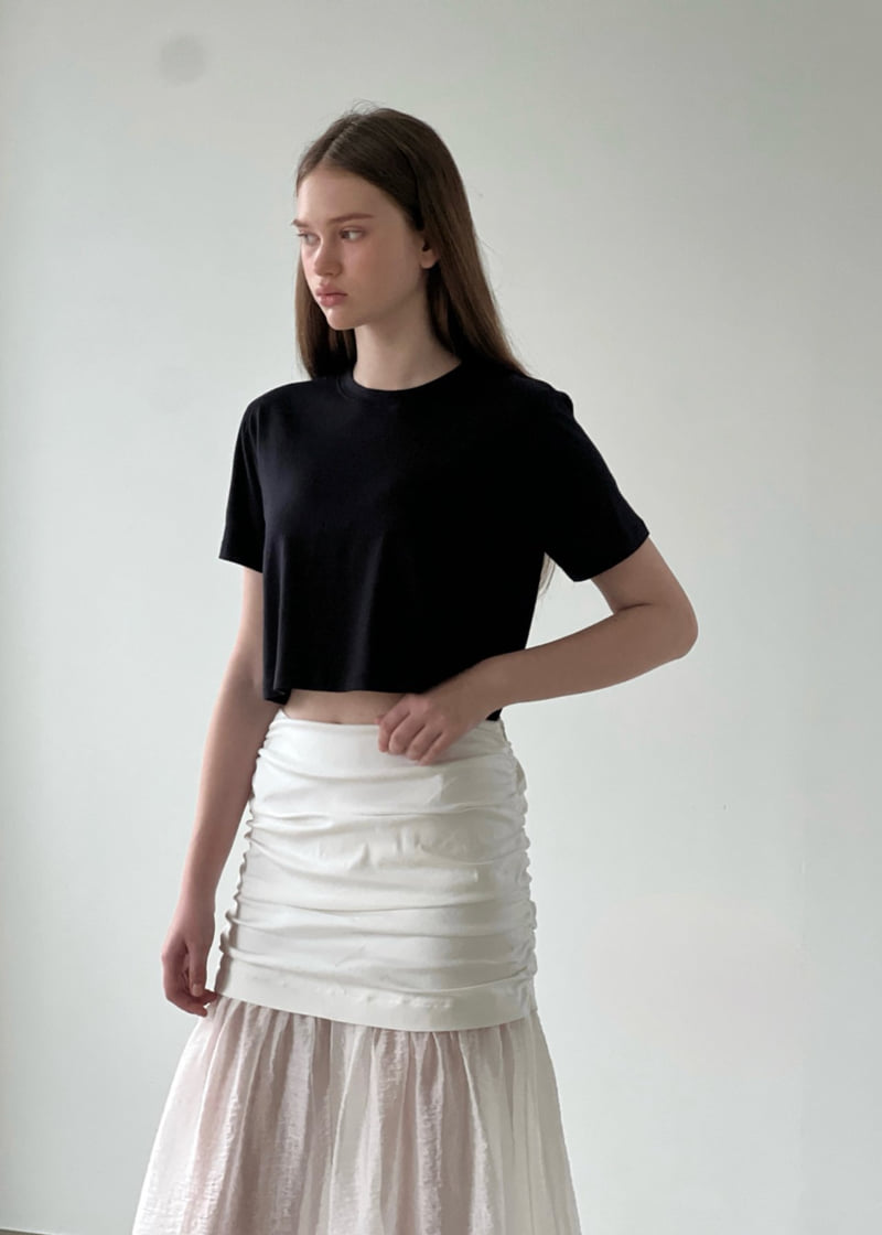 140 Avenue - Korean Women Fashion - #womensfashion - Honey Crop Tee - 8