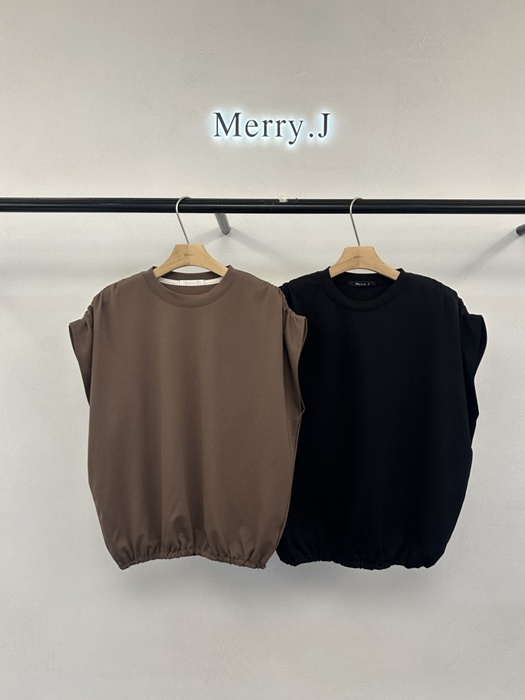 Modal Shirring Banding Tee Modal Shirring Banding Tee