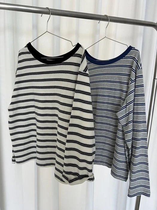 Off-Shoulder Stripe Tee Off-Shoulder Stripe Tee