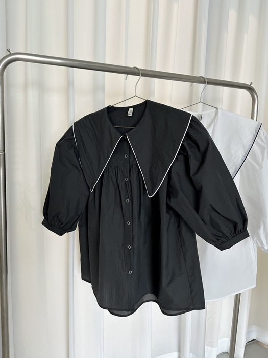 Lady Big Collar Blouse Lady Big Collar Blouse