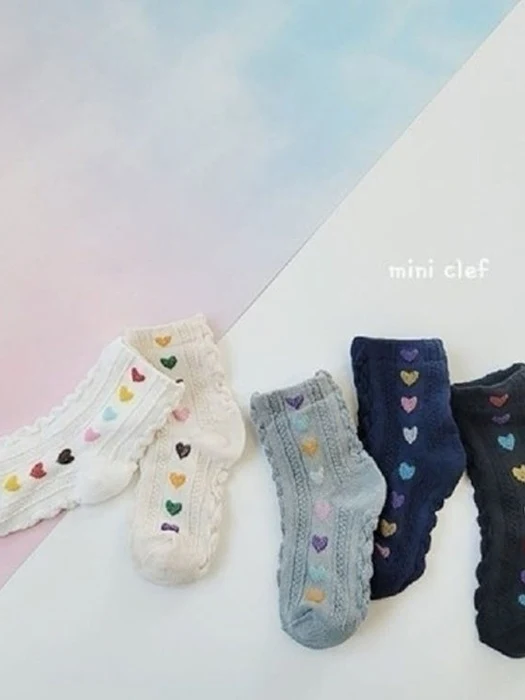 Heart Chubby Socks Heart Chubby Socks