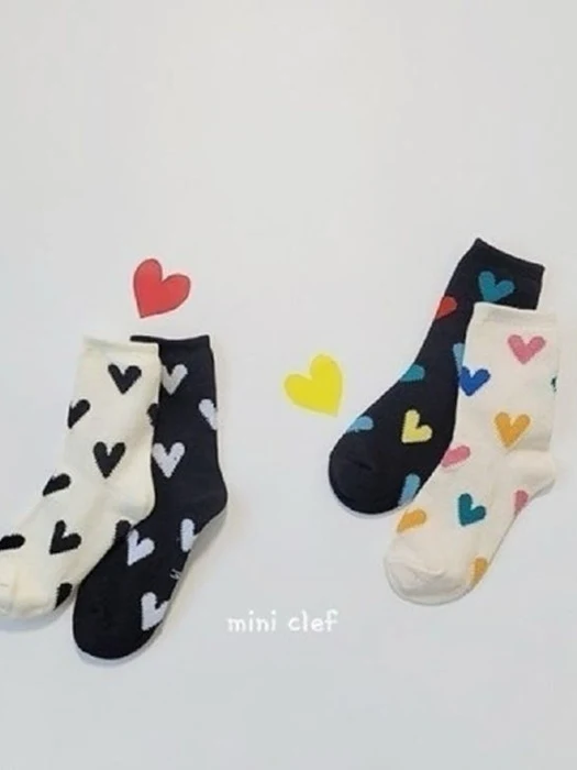 Pom-Pom Heart Socks Pom-Pom Heart Socks