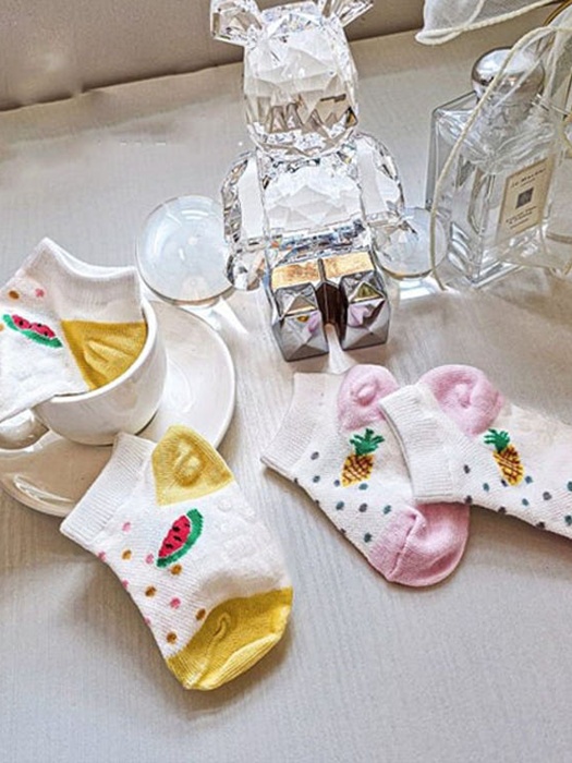Polka Dot Watermelon Bar Socks Polka Dot Watermelon Bar Socks
