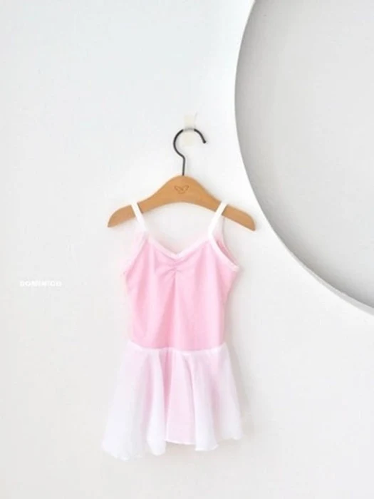 Chiffon Contrast Ballet One-piece Chiffon Contrast Ballet One-piece