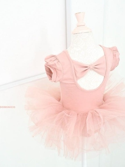 Puffed Sleeve Ballet One-piece Puffed Sleeve Ballet One-piece