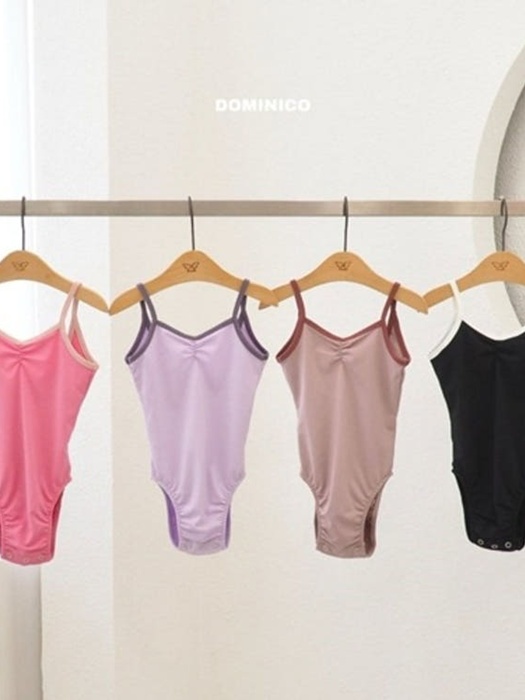 Colorblock Strap Camisole Leotard Colorblock Strap Camisole Leotard
