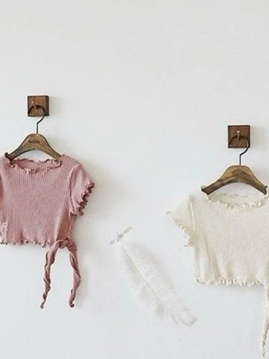 Short Sleeve Ribbed Ballet Tee Short Sleeve Ribbed Ballet Tee