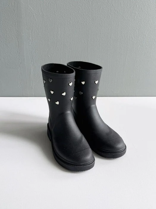 Heart Stud Rain Boots Heart Stud Rain Boots