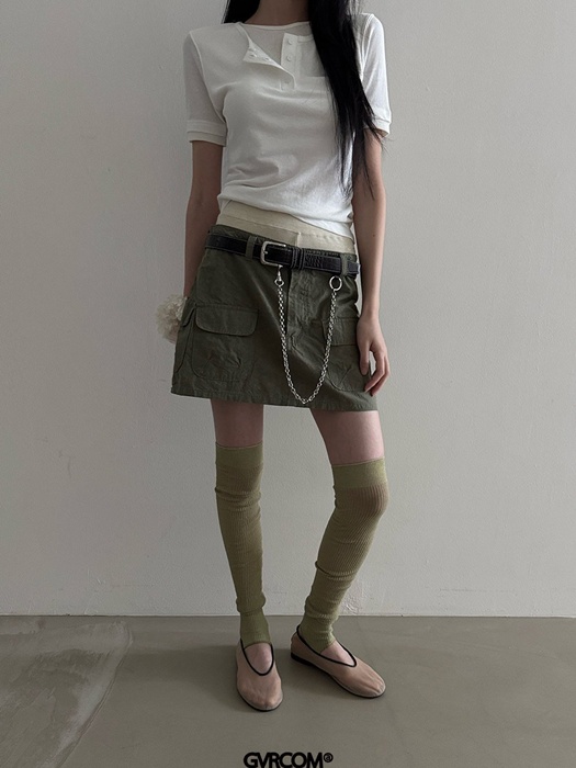 Pocket Linen Skirt Pocket Linen Skirt