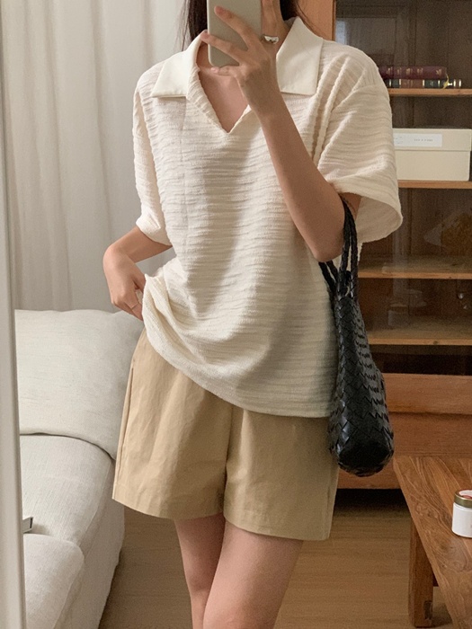 Ocean Half-Open Collar Tee Ocean Half-Open Collar Tee
