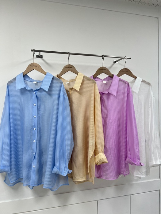 Hidden Stripe Roll-Up Shirt Hidden Stripe Roll-Up Shirt