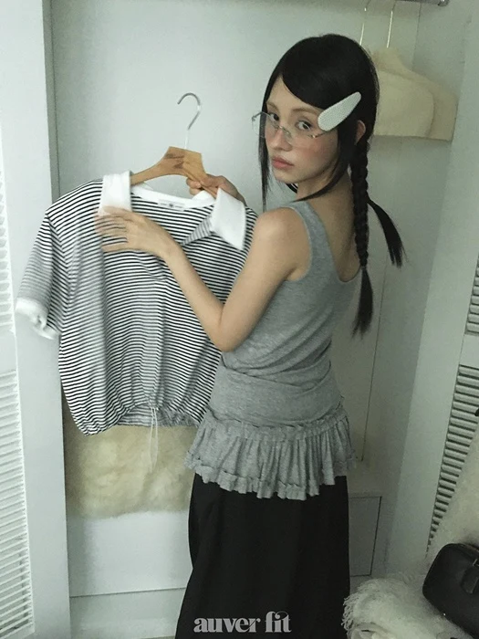 Frill Tiered Sleeveless Top