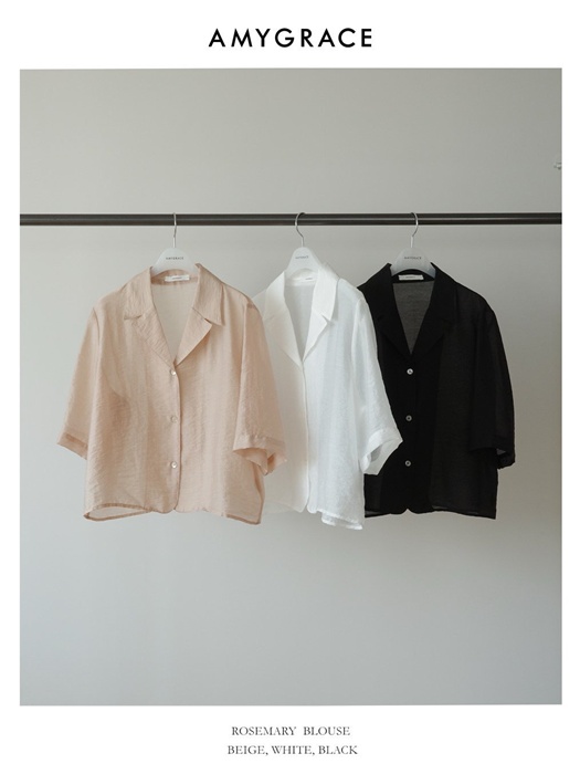 Rosemary Tailored Collar Blouse