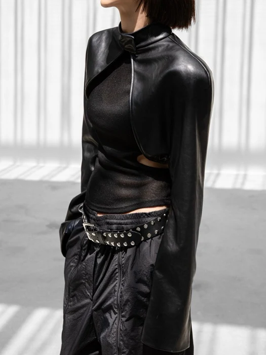 Vegan Crop Bolero Jacket