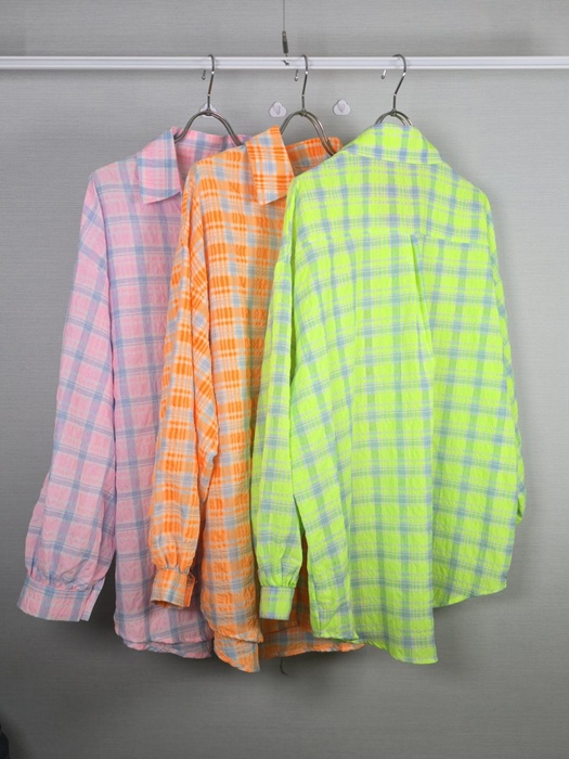 Fluorescent Check Shirt Fluorescent Check Shirt