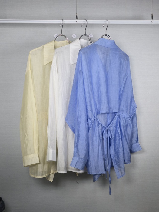 Back-tie Cut Shirt Back-tie Cut Shirt