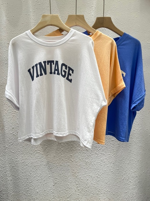 Roll-up Vintage Pig Tee