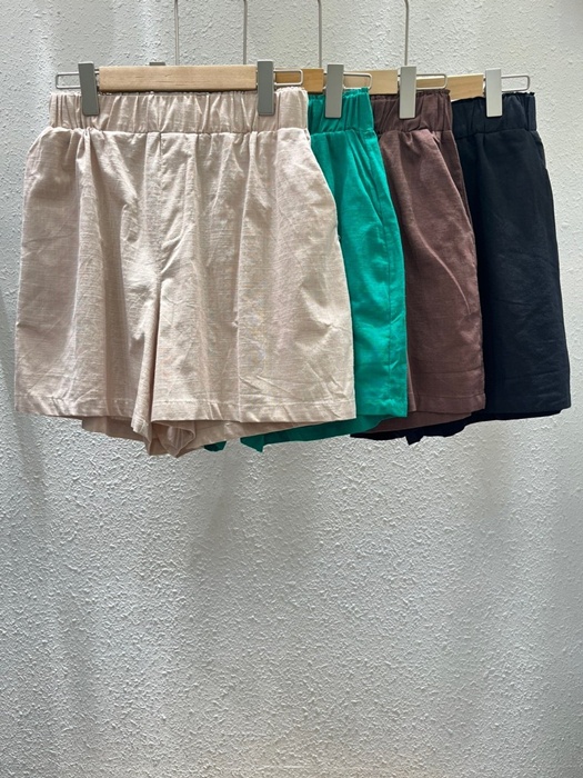 647-1 Linen Shorts