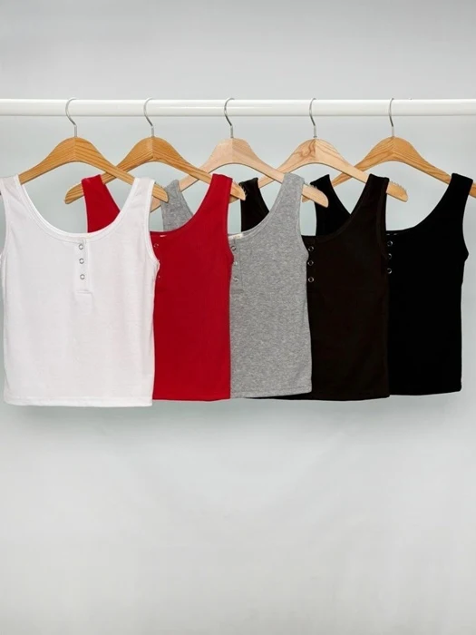 Dotdot Henley Sleeveless
