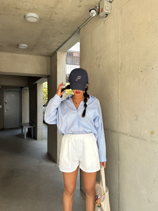 Two Pintuck Shorts