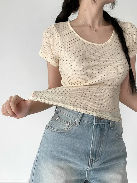 Dot Short Sleeve Tee Dot Short Sleeve Tee