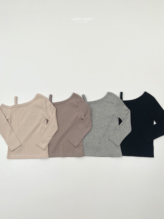 Unbalanced Off-shoulder Tee