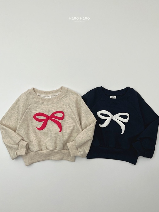Fluffy Ribbon Sweatshirt