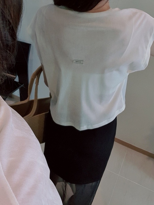 Mesh Velvet Tee