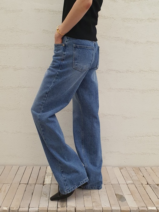 Low-Rise Denim Pants