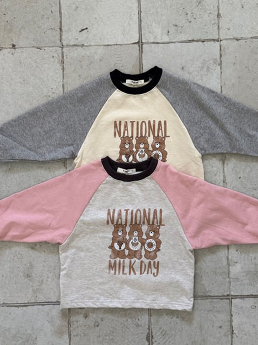 Milkday Raglan Tee Milkday Raglan Tee