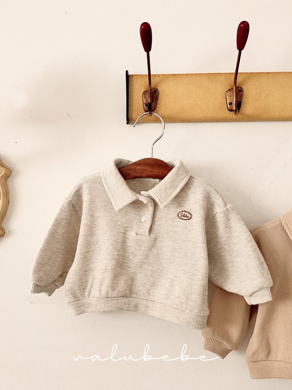 Waffle Collar Tee (Kids)