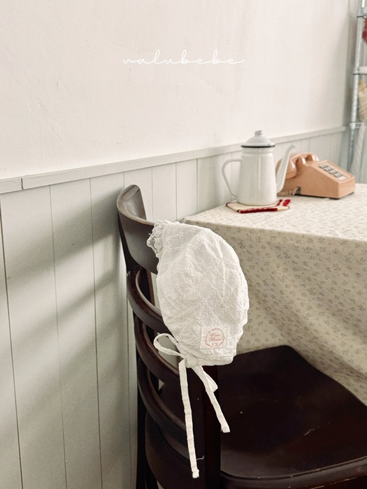 Frill Lace Bonnet Hat (Bebe)