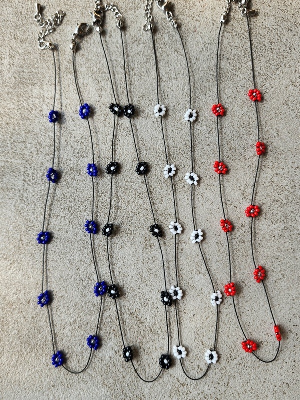 Miyuki Beads Flower Necklace