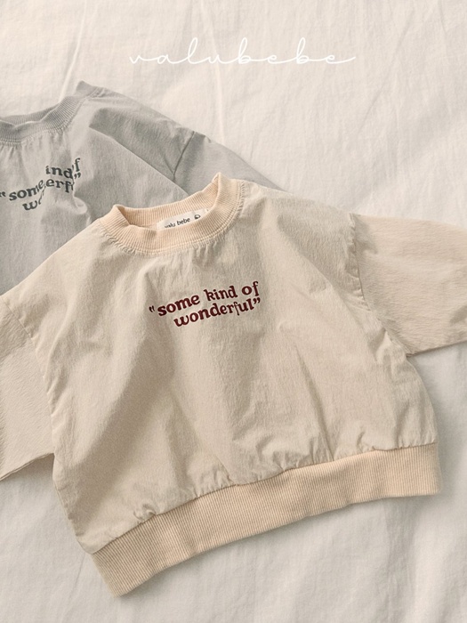 Lettering Crisp Sweatshirt (Kids) Lettering Crisp Sweatshirt (Kids)