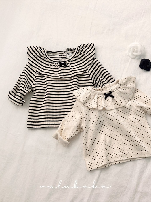 Mini Frill Ribbon Tee (Bebe) Mini Frill Ribbon Tee (Bebe)