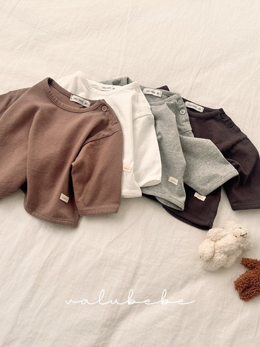 Daily Henley Button Tee (Bebe)