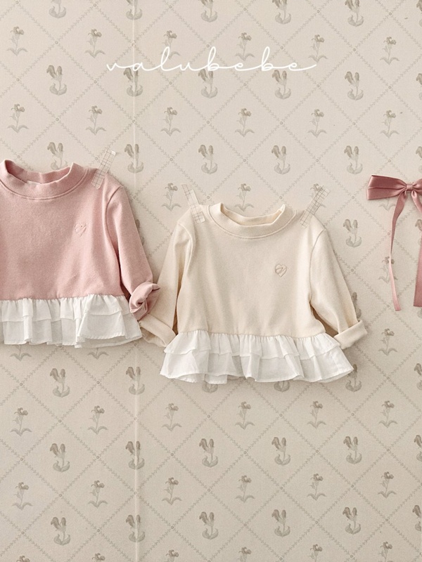 Shirring Layered Tee (Bebe) Shirring Layered Tee (Bebe)
