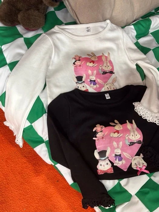 Heart Bunny Tee Heart Bunny Tee